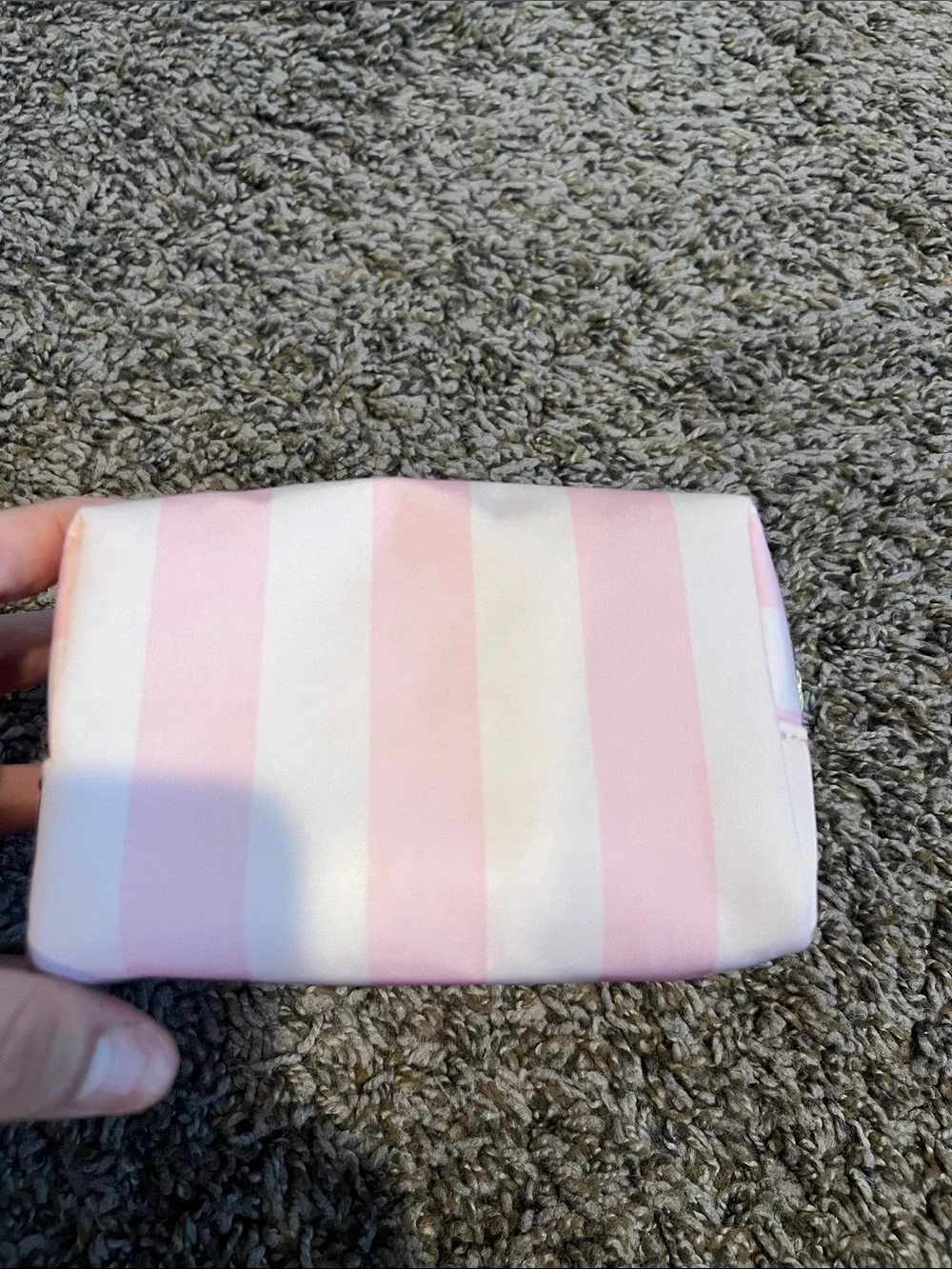 Polyester cosmetic pouch, Victoria's Secret Heritage Stripe